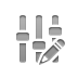 audio,equalizer,pencil icon