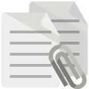 document,attachment icon