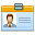 my profile,profile,my,account,card,badge icon
