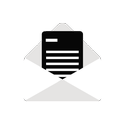 email, letter, mail, message icon
