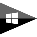 flag, media, social, windows svg vector icon