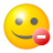 smiley,remove,delete,del,emotion,emot,face icon