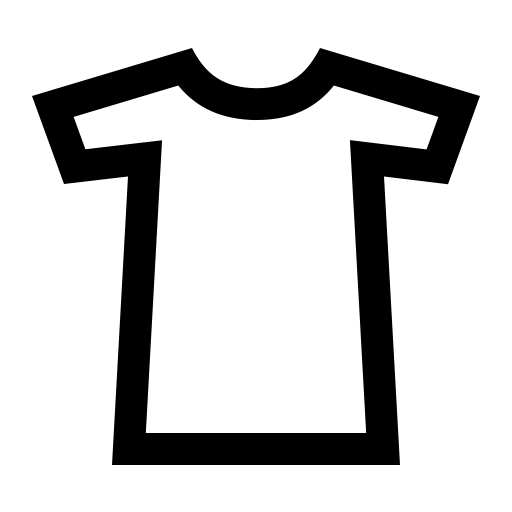 Tshirt Outline svg vector icon