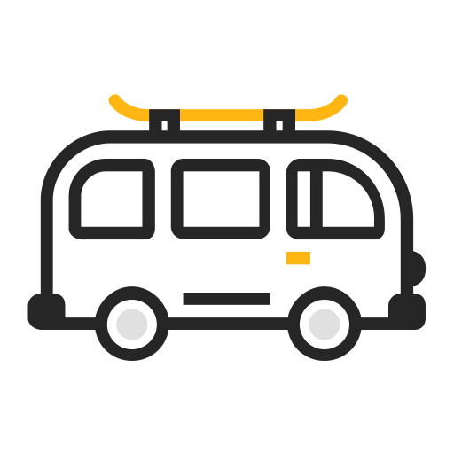 Color Line Drawing Of Automobile svg vector icon