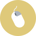 click, computer, device, hardware, input, mouse, tool svg vector icon