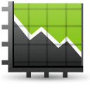 chart, graph, stock icon