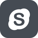 chat, communication, skype svg vector icon