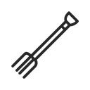 agriculture, farm, garden, gardening, pitchfork, tool, tools svg vector icon