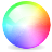 ball, bead, bowl, button, color, glob, globule, orb, palette, sphere icon