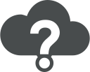 cloud, cloud computing, help, mark, question, support svg vector icon