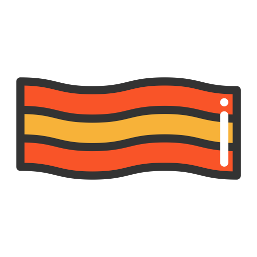 Bacon svg vector icon