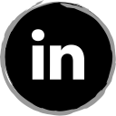 linkedin, logo, media, social svg vector icon