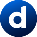 circle, colored, dailymotion, gradient, media, social, social media svg vector icon