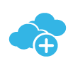 cloud,multi,plus icon