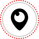 logo, periscope, social svg vector icon