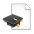 academic, cap, degree, mortar board icon