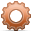 gear, settings, wheel icon