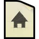document, file, plan, sketch icon