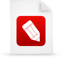 file,document,paper,red icon
