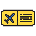 airplane, decoration, holiday, party, ticket, xmas svg vector icon