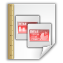 opendocument presentation, template icon