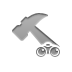 technical,hammer,binoculars icon