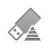 pen,drive,pyramid icon