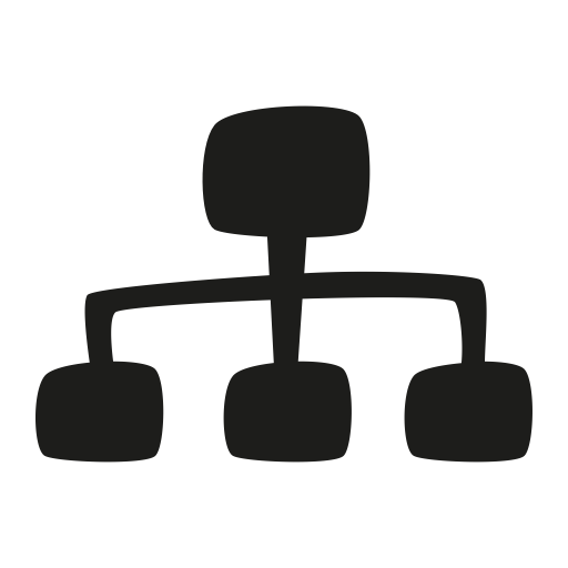 Organization Management svg vector icon