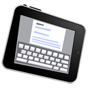 ipad, write icon