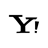 yahoo,black icon
