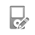ipod,pencil icon