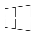 computer, desktop, microsoft, os, screen, technology, windows svg vector icon
