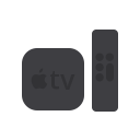 apple, atv, control, device, remote, television, tv svg vector icon