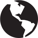 full, globe svg vector icon