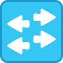 cisco, layer 2, networking, stencil, switch, visio, workgroup icon