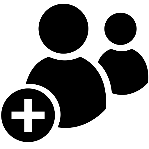 Personnel Add svg vector icon
