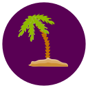 leaf, nature, palm, tree svg vector icon