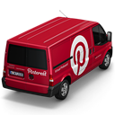 back, pinterest icon