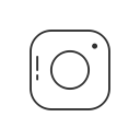 instagram, instagram button, instagram logo, social media svg vector icon