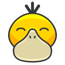 game, go, play, pokemon, psyduck svg vector icon