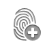 fingerprint,add icon