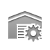 warehouse,gear icon