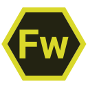 adobe, fw, hexa, tool svg vector icon