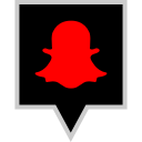 brand, logo, snapchat, social svg vector icon