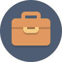 briefcase, suitcase svg vector icon