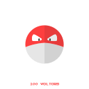 electr, kanto, pokemon, voltorb svg vector icon