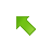 arrow, left, top icon
