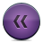 button, rewind, violet icon