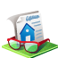 house, search icon