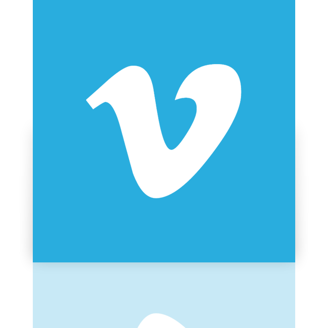 vimeo,mirror icon